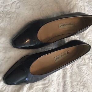 Navy Leather Etienne Aigner “Ann Marie” Size 9M Shoes